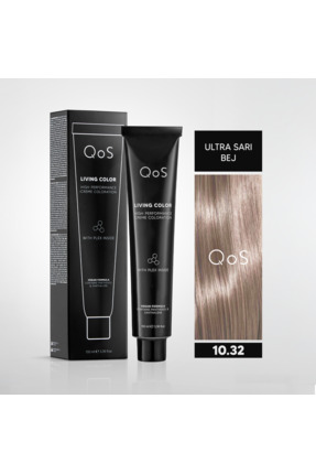 QOS LIVING COLOR 100 ML EXTRA LIGHT BLONDE BEIGE 10.32