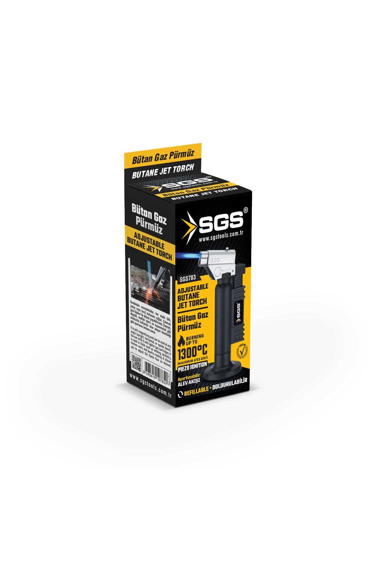 Sgs 783 Jet Torch Pürmüz Çakmak Tipi 1300°C Yüksek Isı Gücü