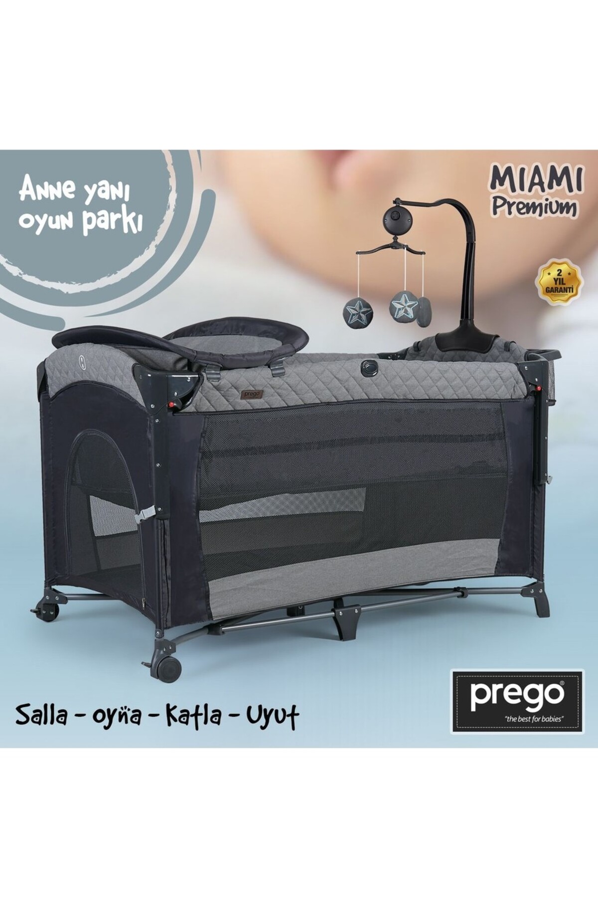 Prego Miami Park Yatak Anne Yanı Visco Yatak Hediyeli! fotoğrafı 3 (önizleme)