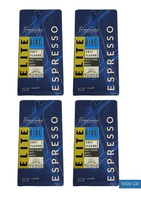 FRANCES %100 Arabica Elite Blue Espresso | 1000 Gr (4*250 Gr) | Yüksek Gövde,...