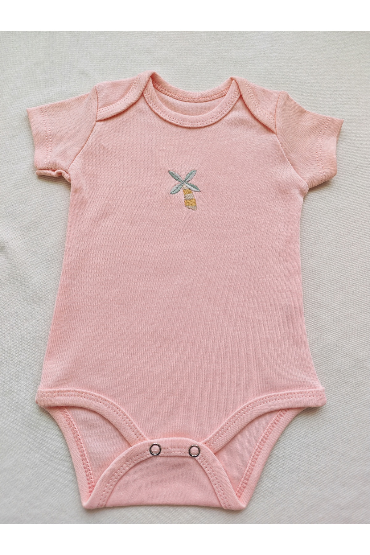 Pink cherry 4' lü kız bebek yazlık body fotoğrafı 5 (önizleme)