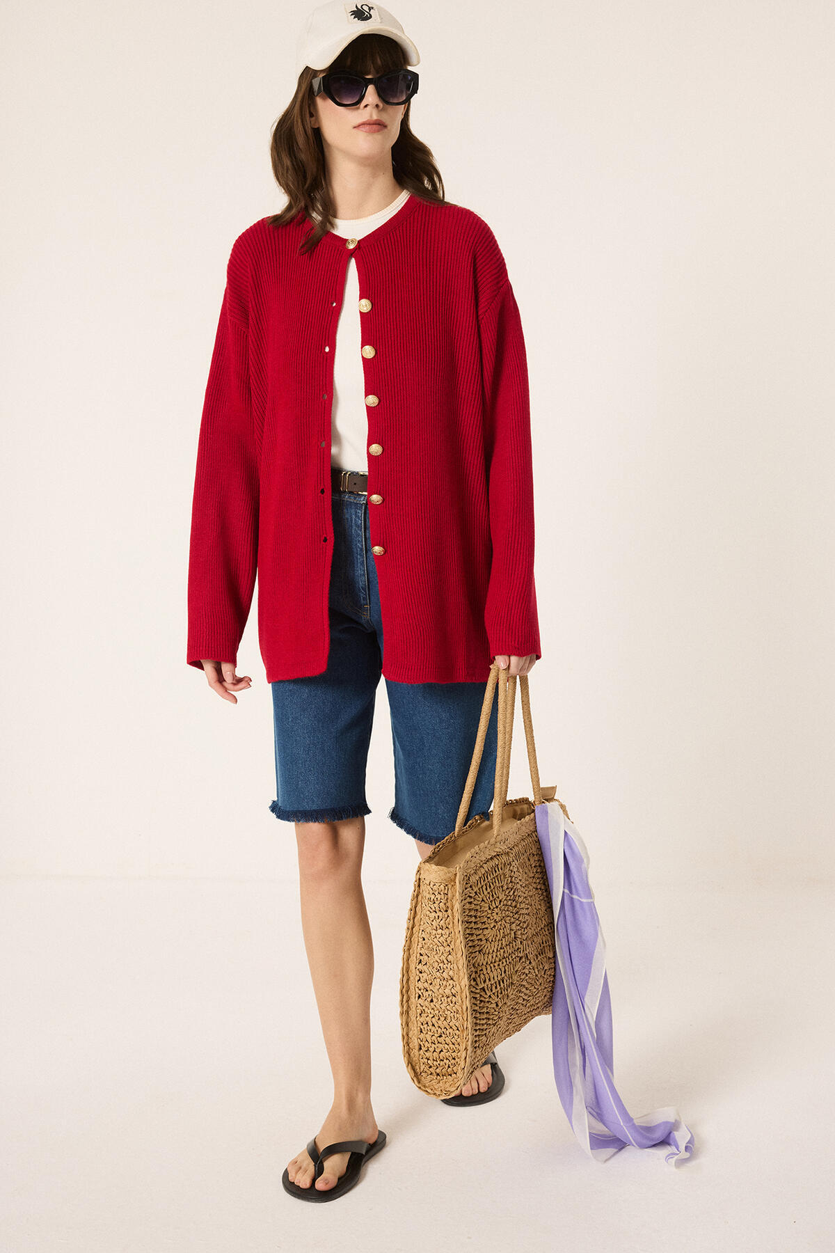 Touche Prive  GOLD DÜĞMELİ UZUN HIRKA - Görsel 3