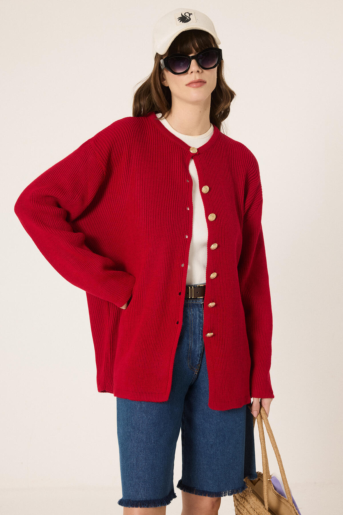 Touche Prive  GOLD DÜĞMELİ UZUN HIRKA - Görsel 2