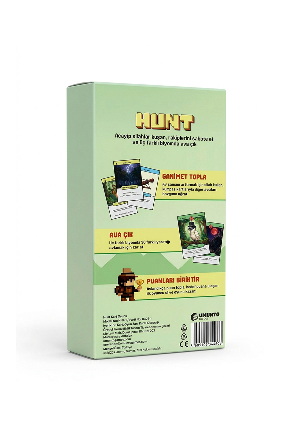 Umunto Games HUNT Zarlı Kart Oyunu fotoğrafı 2 (önizleme)