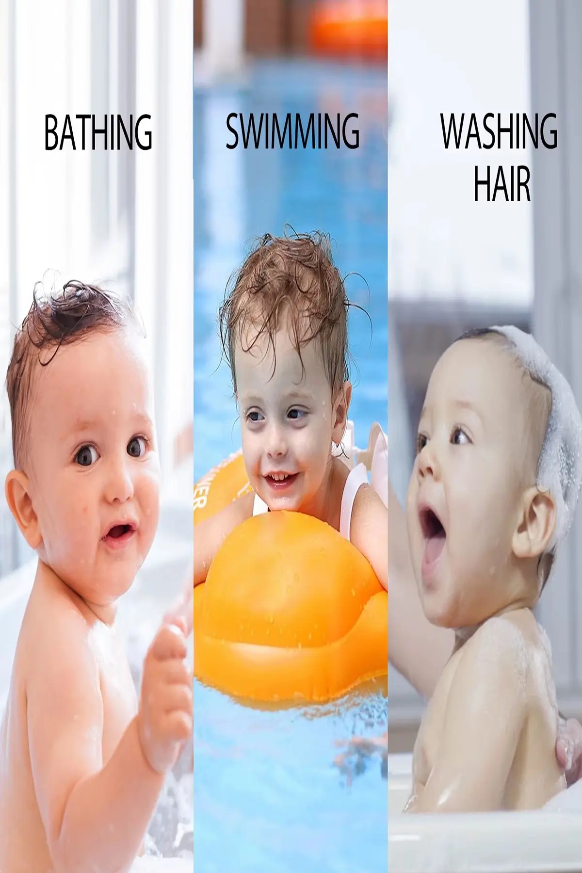 Tor Store 40'lı Su Şampuan Sabun Geçirmez Bebek Çocuk Kulak Koruyucu Bant Banyo Havuz Yüzme Duş Kulak Bandı fotoğrafı 6 (önizleme)