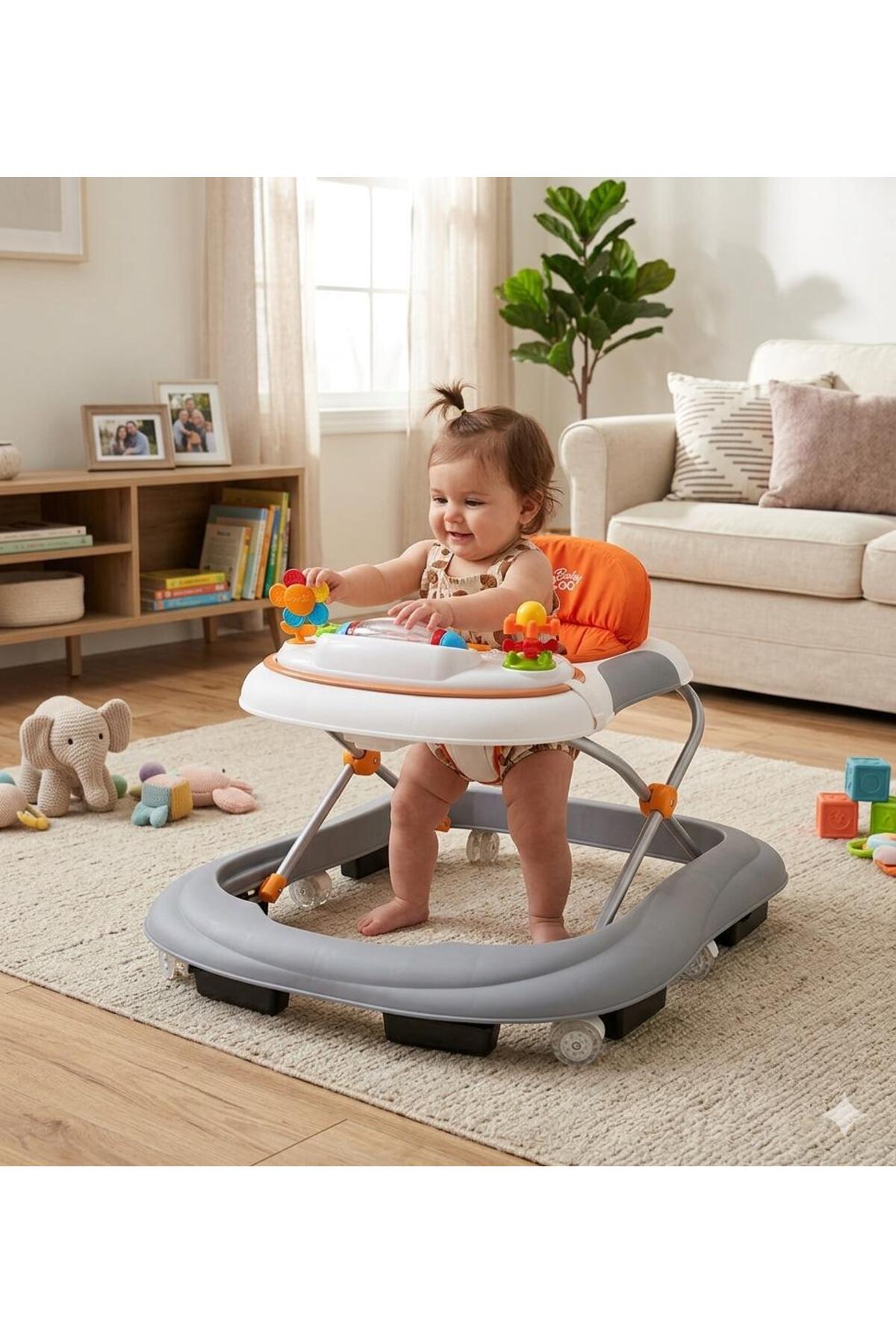 Baby2Go Toodle Lüks Yürüteç - Yeşil fotoğrafı 2 (önizleme)