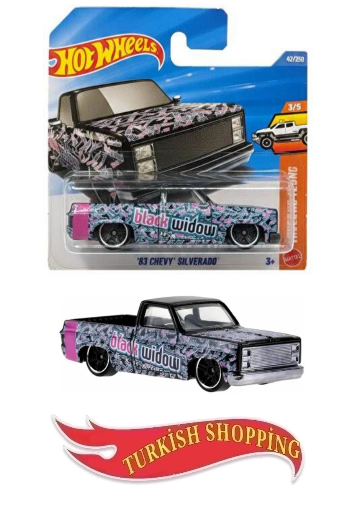 HOT WHEELS 2026 Case 1:64 Ölçek 83 Chevy Silverado Pikap - Fiyatı