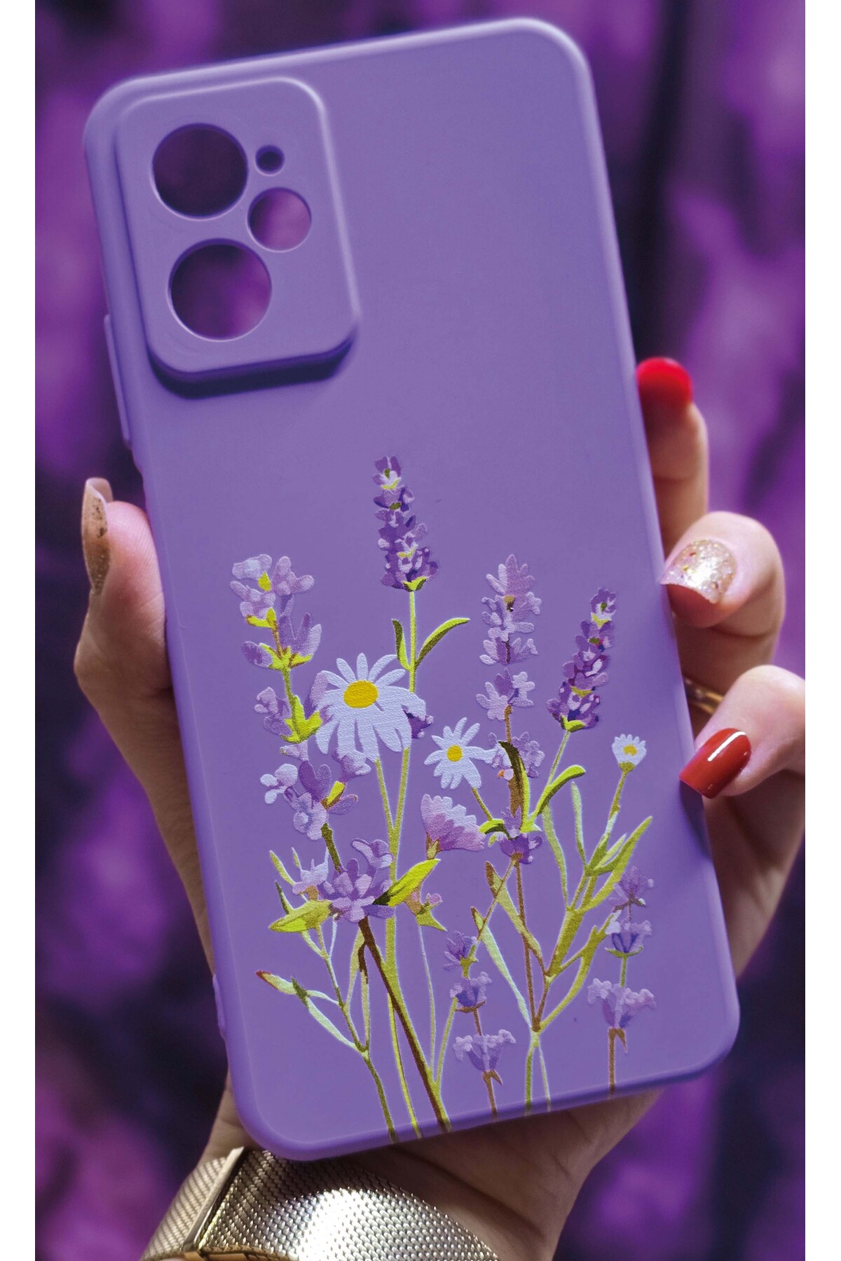Casper Via X30 Compatible Printed Silicone Lilac Case