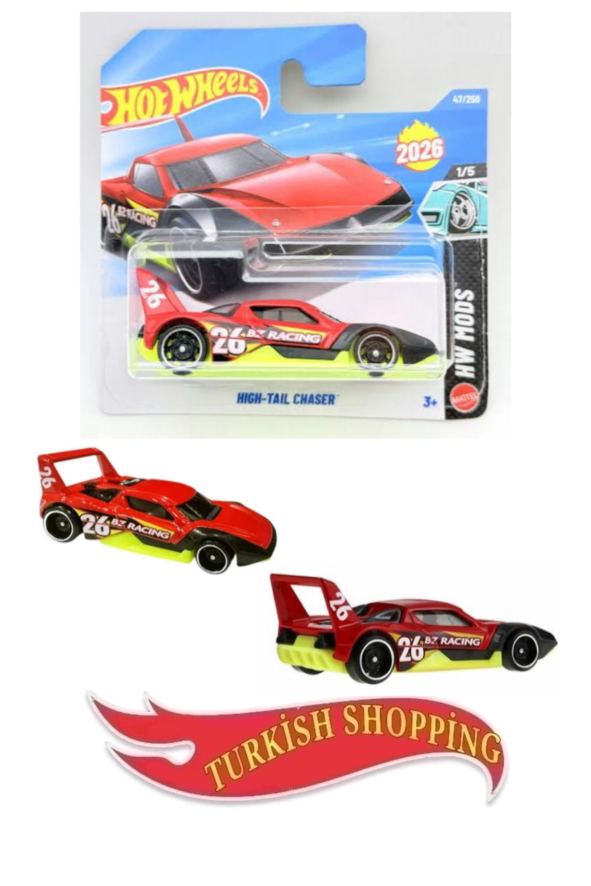 HOT WHEELS 2026 Case 1:64 Ölçek High-Tail Chaser - Fiyatı, Yorumları