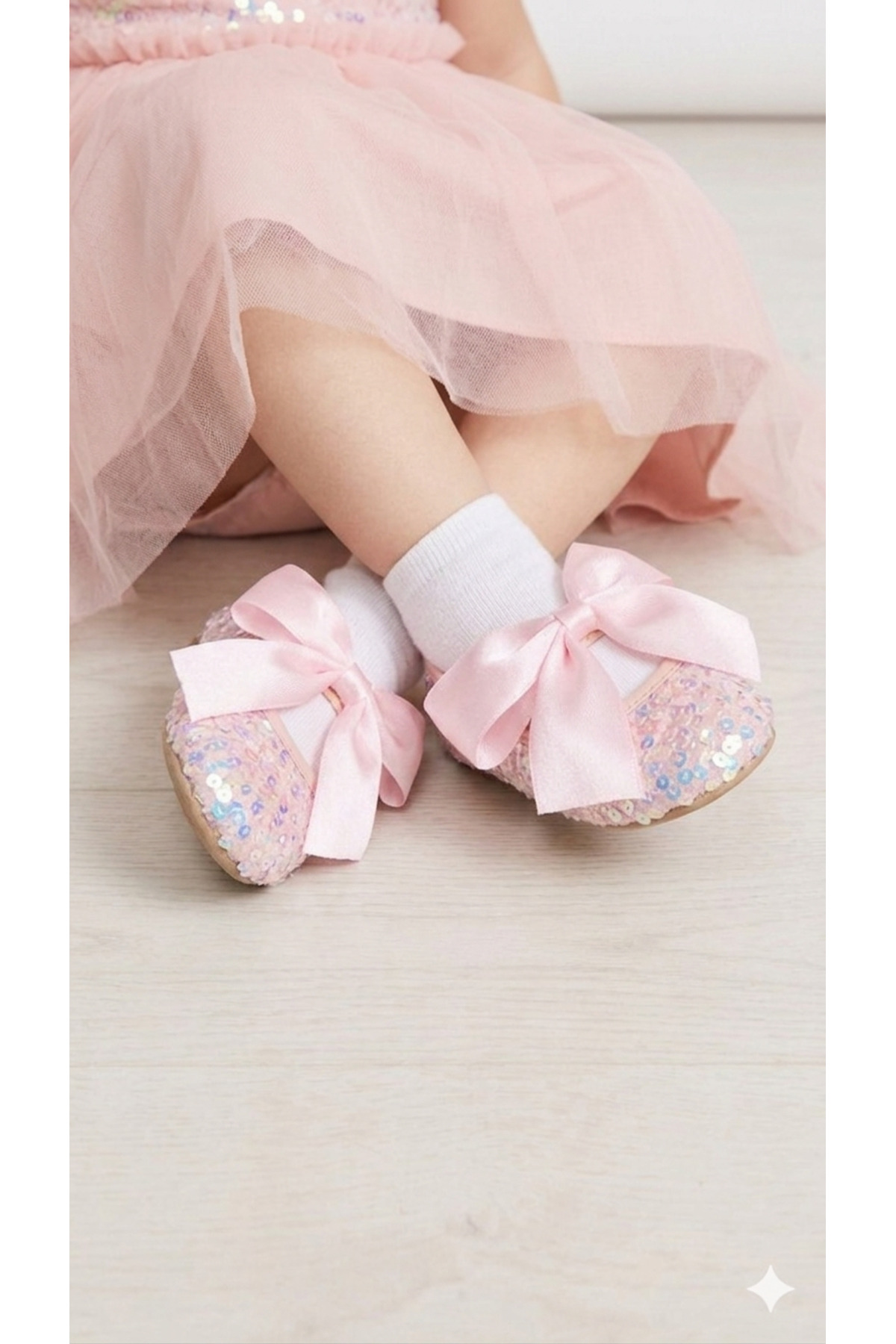 GIRL SCALY PINK COLOR BRIGHT BOWTIE ORTHOPEDIC STYLISH FLATS