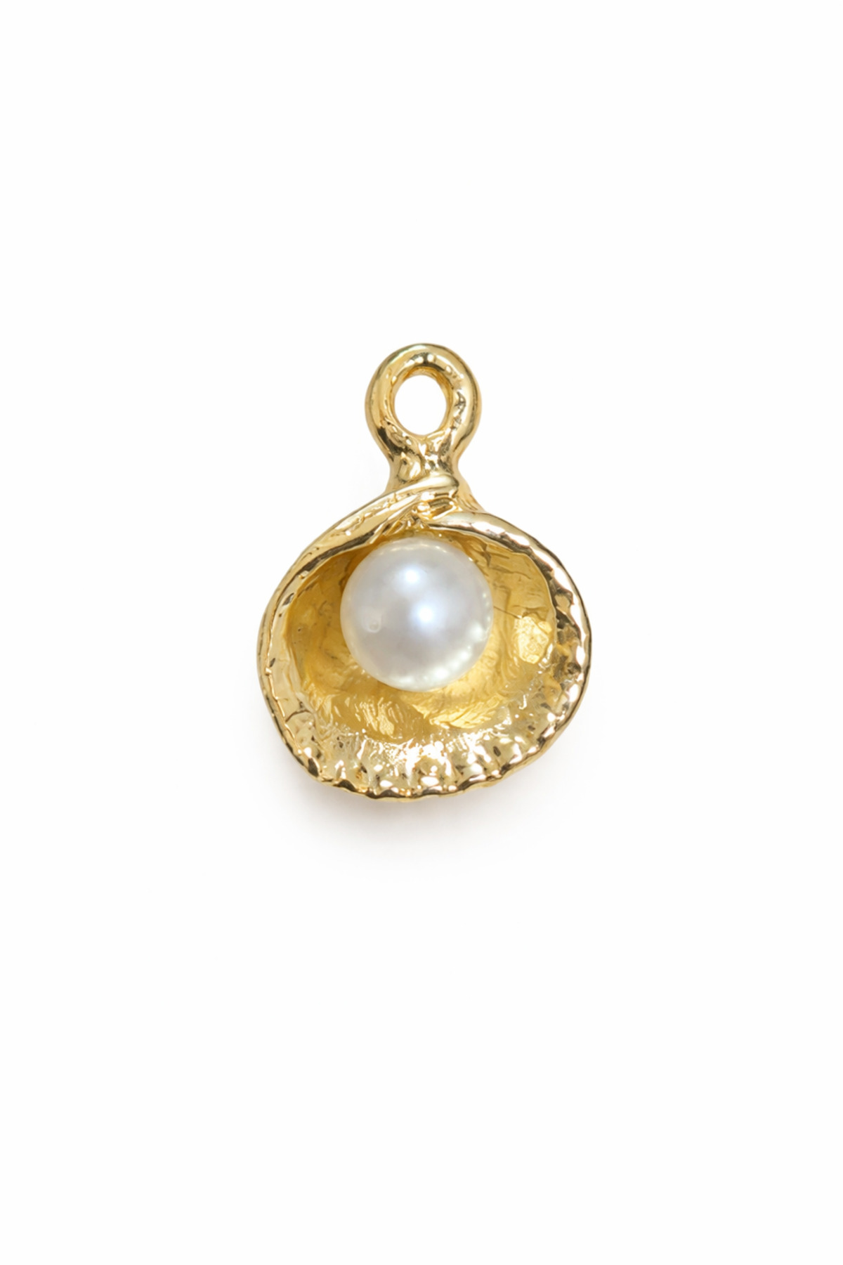 Pearl in Oyster Charm | Leather Notebook & Journal Accessory