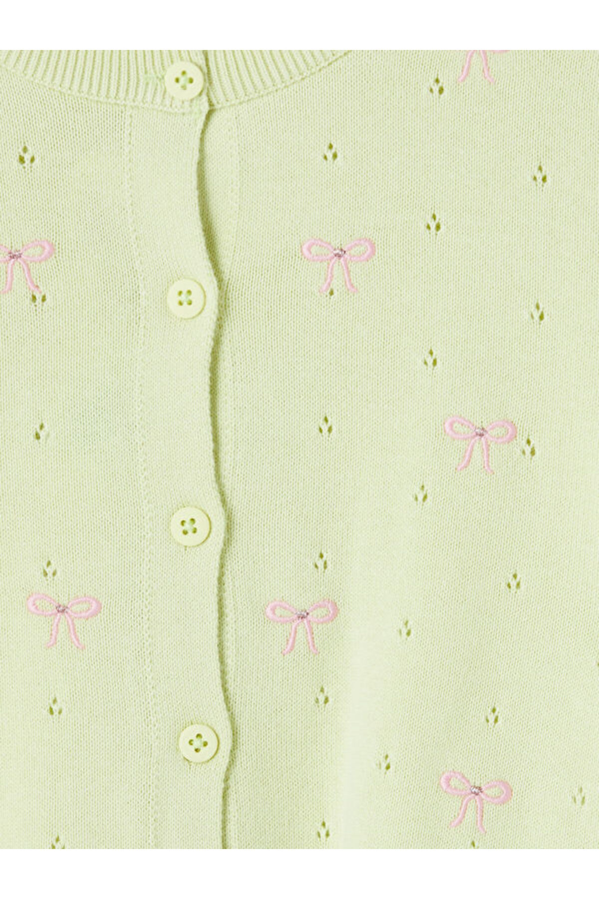 LC Waikiki Timeless Clothing & Zamansız Seçimler Sıfır Roba Yaka Kız Çocuk Triko Hırka fotoğrafı 3 (önizleme)