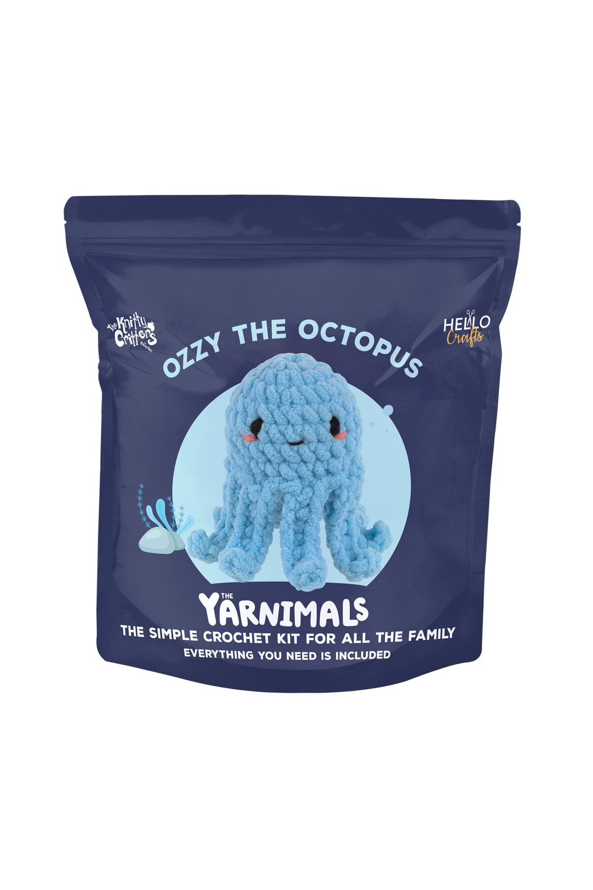 Hello Crafts Yarnimals Amigurumi Kiti - Ozzy The Octopus - Fiyatı