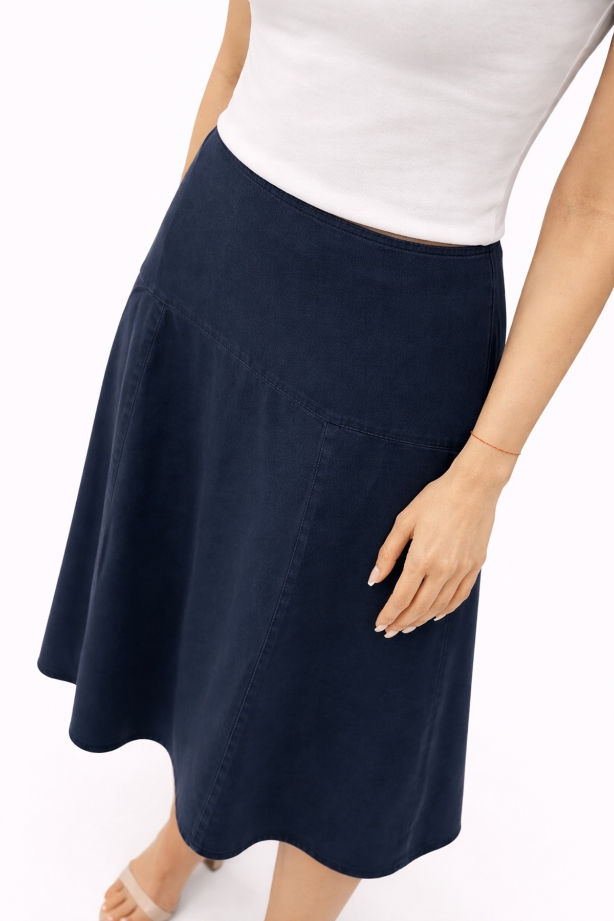 VENA  Mary Blue Black Jean Etek(TENCEL)(TM)-Blue Black - Görsel 2