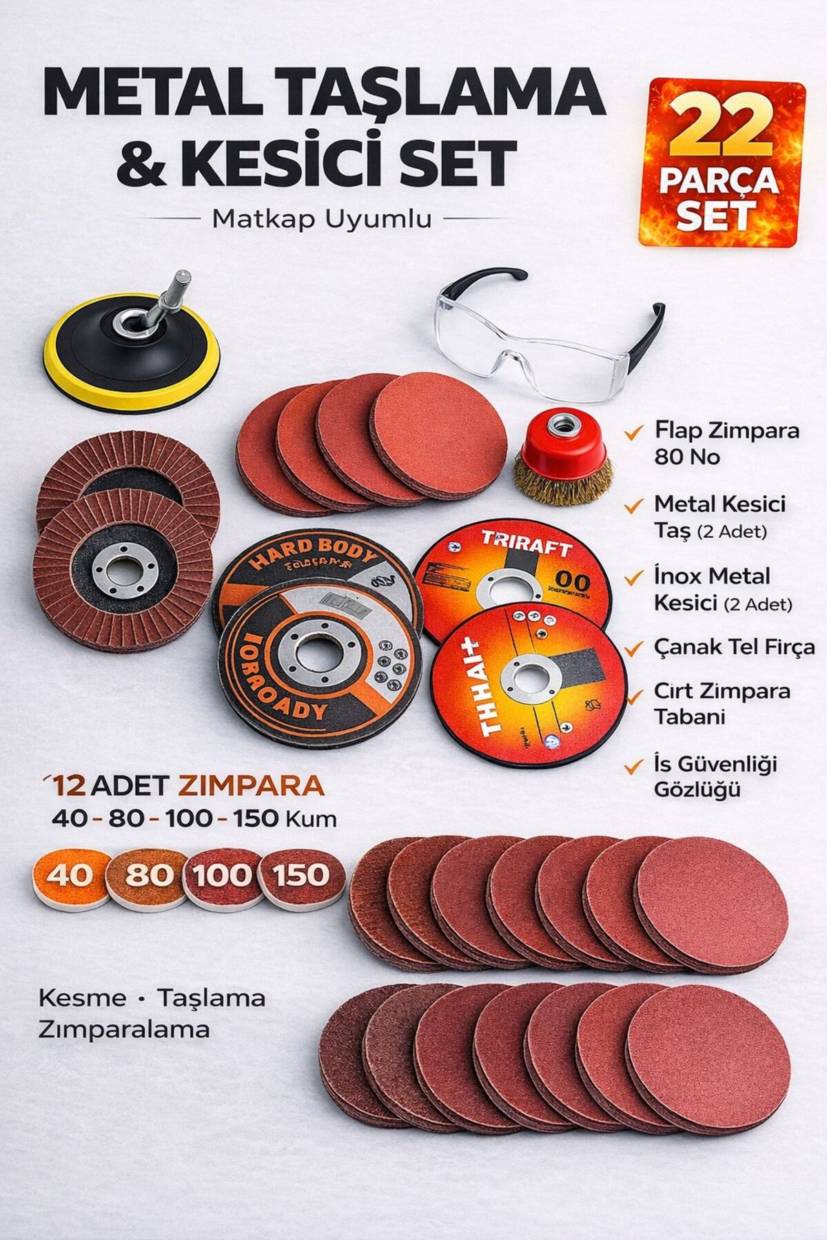 irişka Spiral Taşlama Cırt Zımpara Metal Kesme Diski Tel Fırça