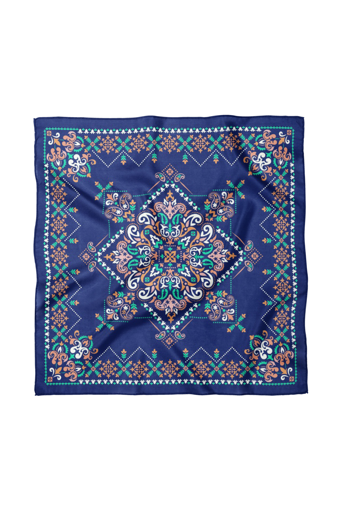 Ethnic Patterned Scarf / Bandana 70x70cm