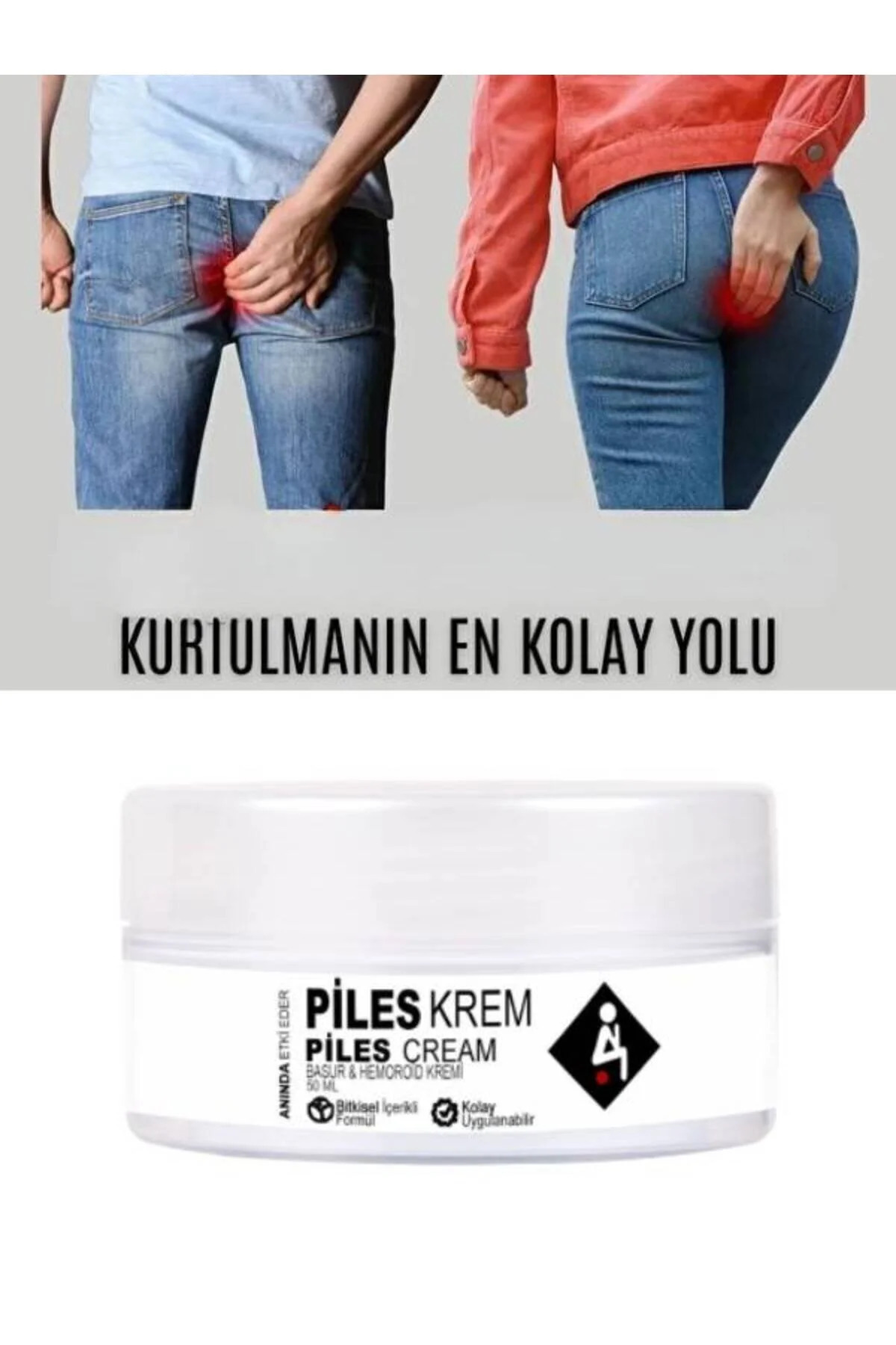 Zenvia Store Piles Krem Hassas Bölge İçin Rahatlatıcı Bitkisel