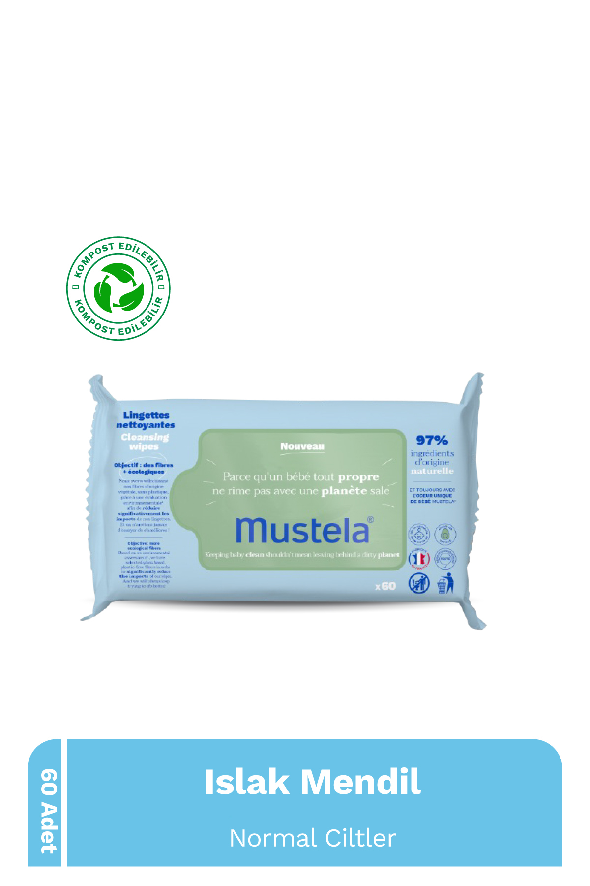 Mustela Nazik Günlük Bakım Seti + 20 ml Pişik Kremi Seyahat Boy fotoğrafı 3 (önizleme)