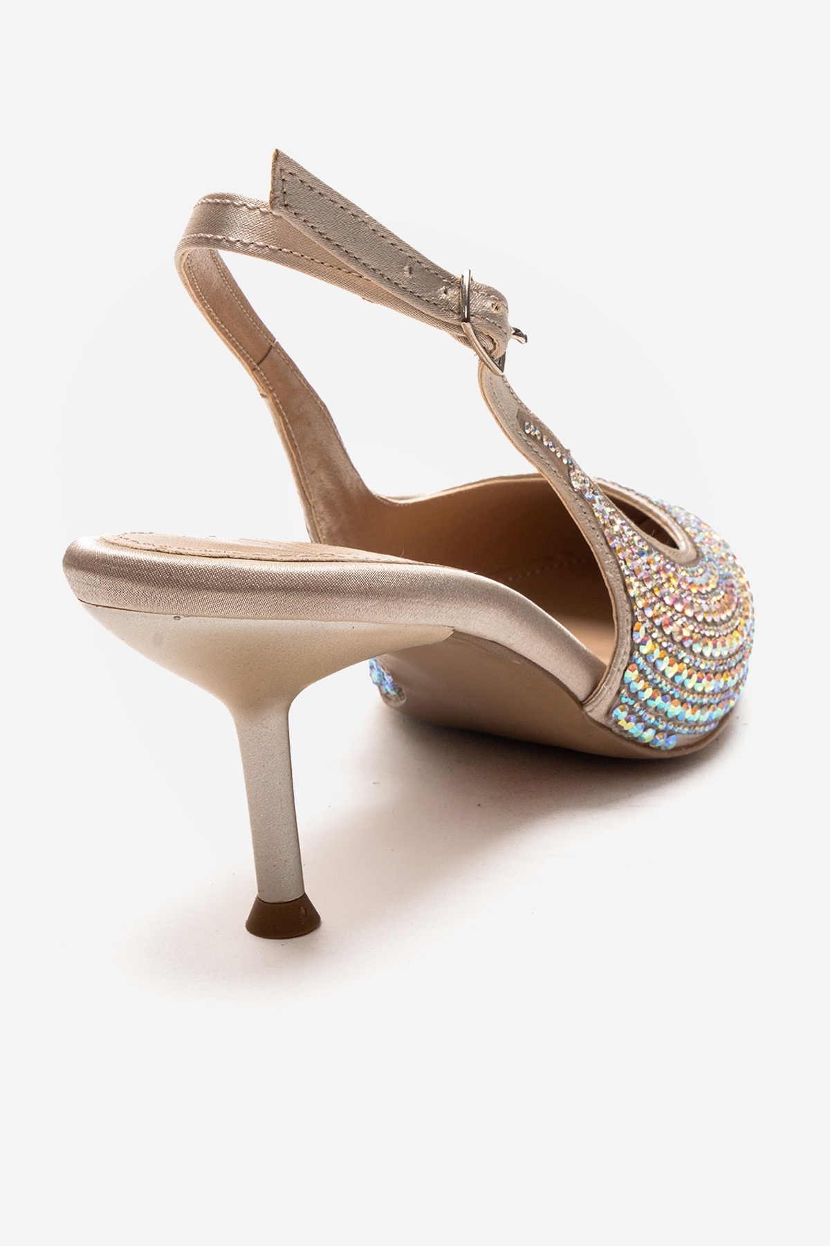 luvishoes  YASMINA Ten Taşlı Kadın Topuklu Ayakkabı - Görsel 5