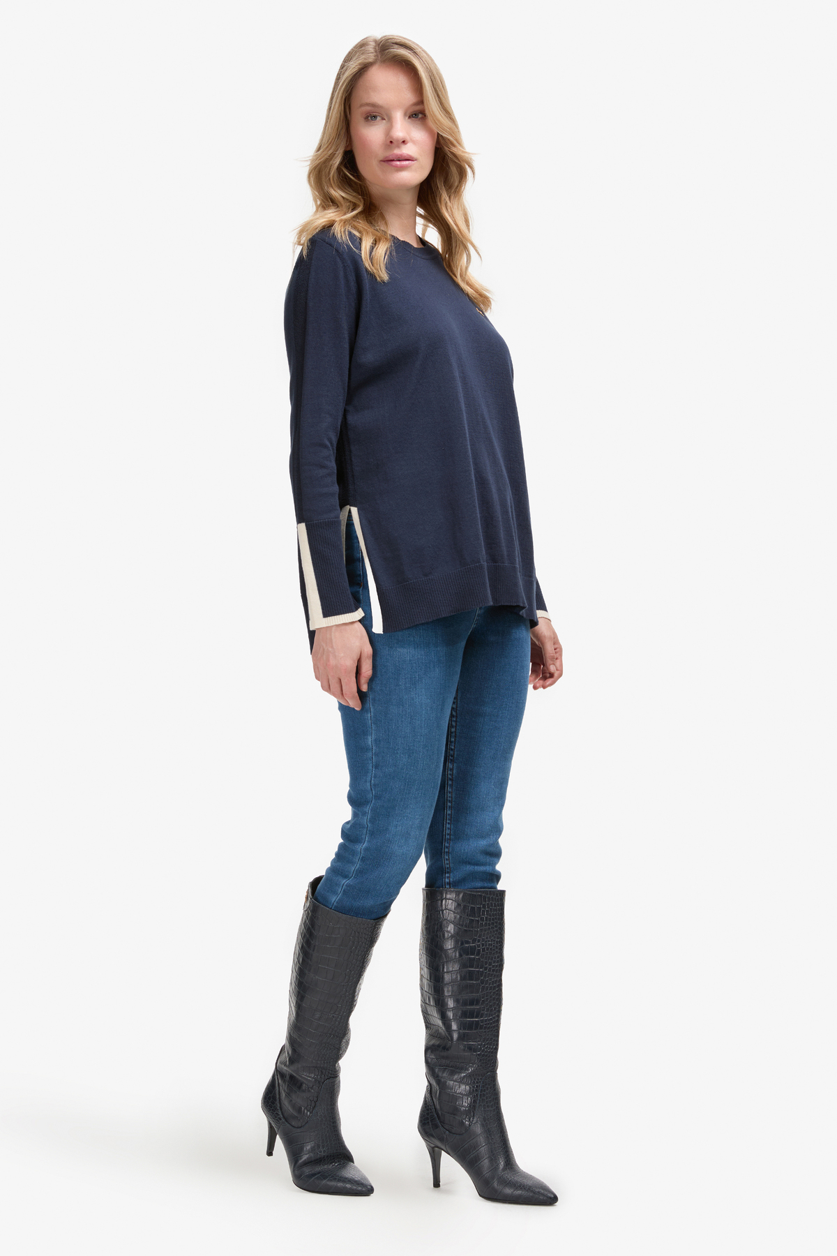 U.S. Polo Assn.  Kadın Lacivert Kazak 50308922-VR033 - Görsel 4