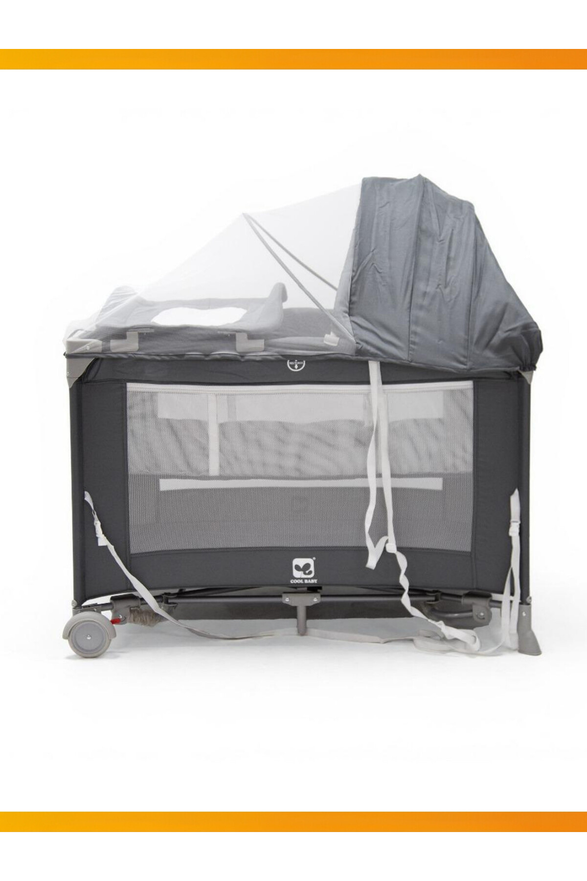 modabebekler Katlanır Park Beşik Anne Yanı Asansörlü Sallanır Sabitlenir Çantalı Dönenceli Bebek Beşiği fotoğrafı 3 (önizleme)