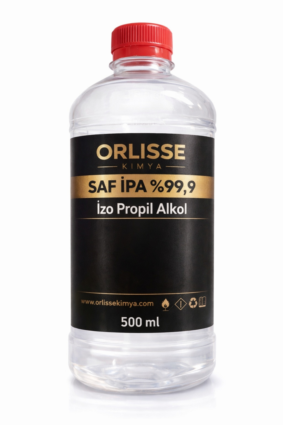 Orlisse Saf IPA %99,9 İzopropil Alkol 500 ml – Elektronik & Yüzey