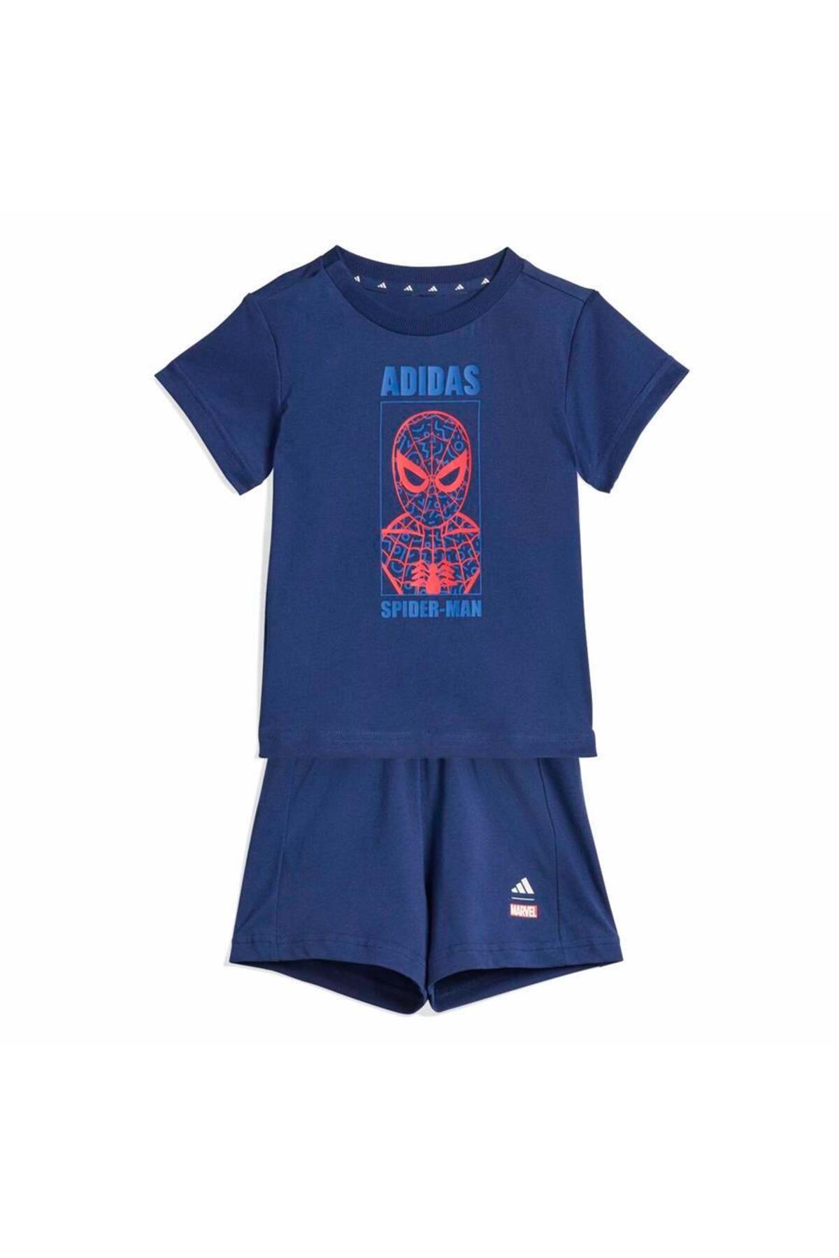 adidas Bebek Mavi Şortlu Takım I MRVL SM T SET JZ7676 - Fiyatı