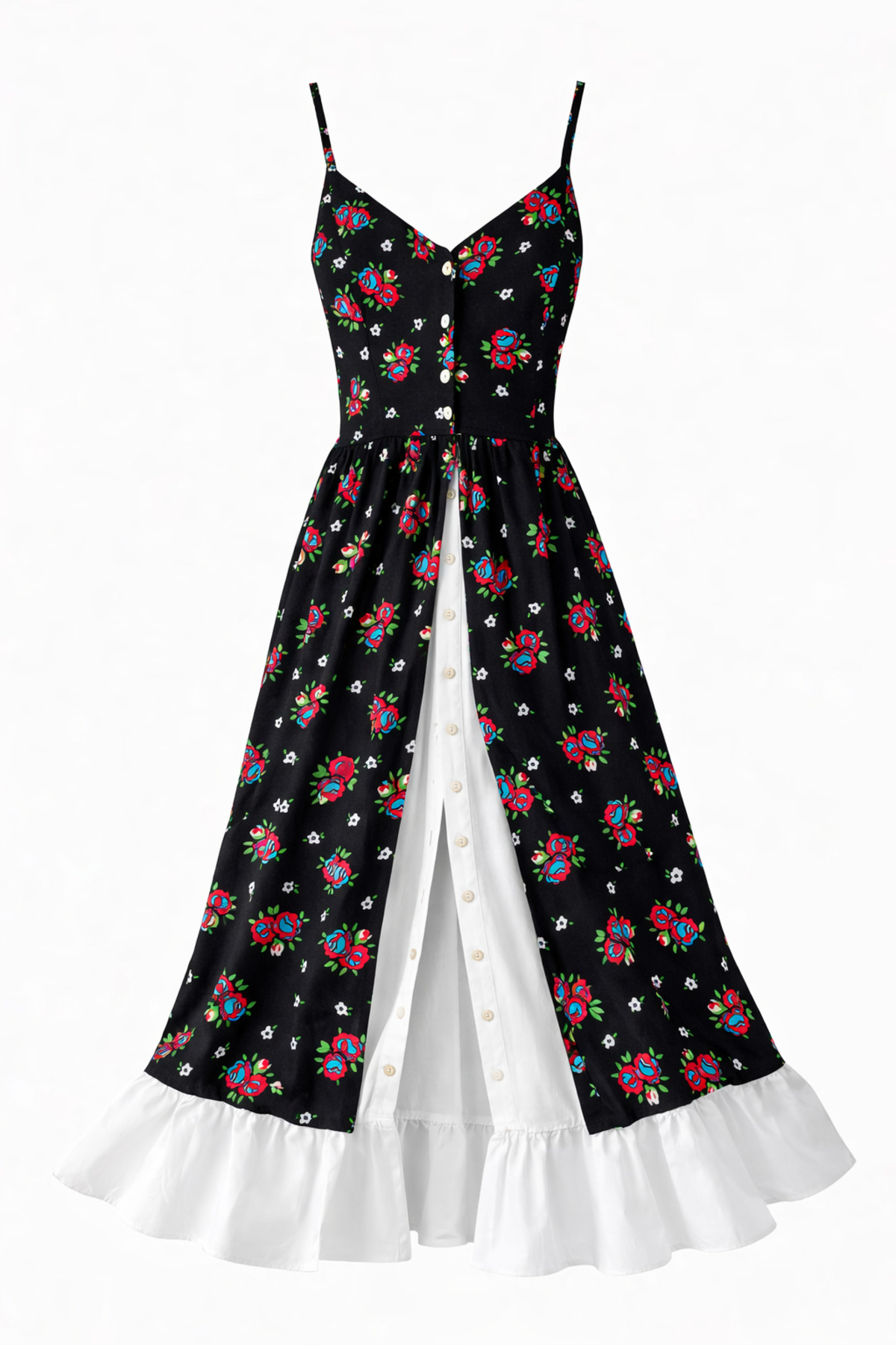 Retrobird  Tasarım Viktorya Dönemi Countryside Elbise Kadın Siyah