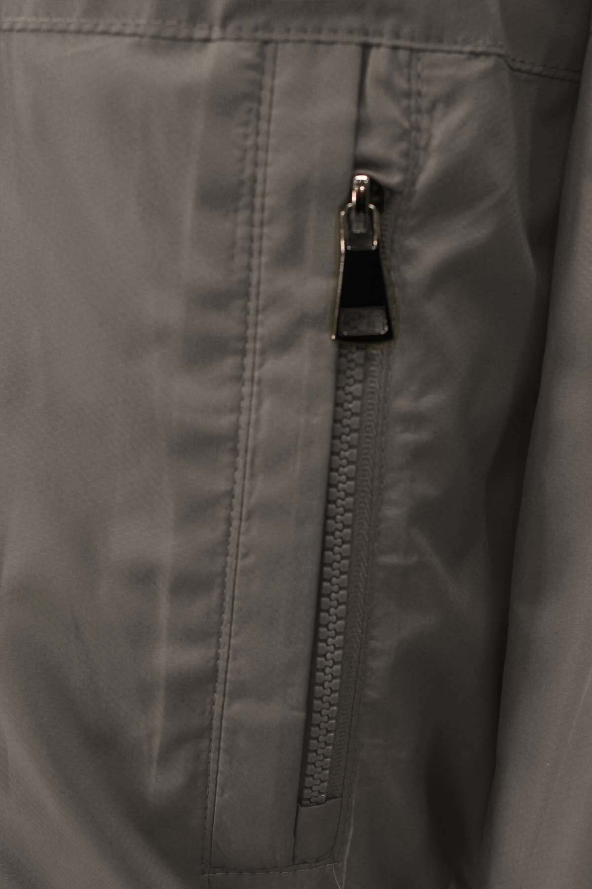İgs Taş Rengi Modern Erkek Bomber Mont görsel 3