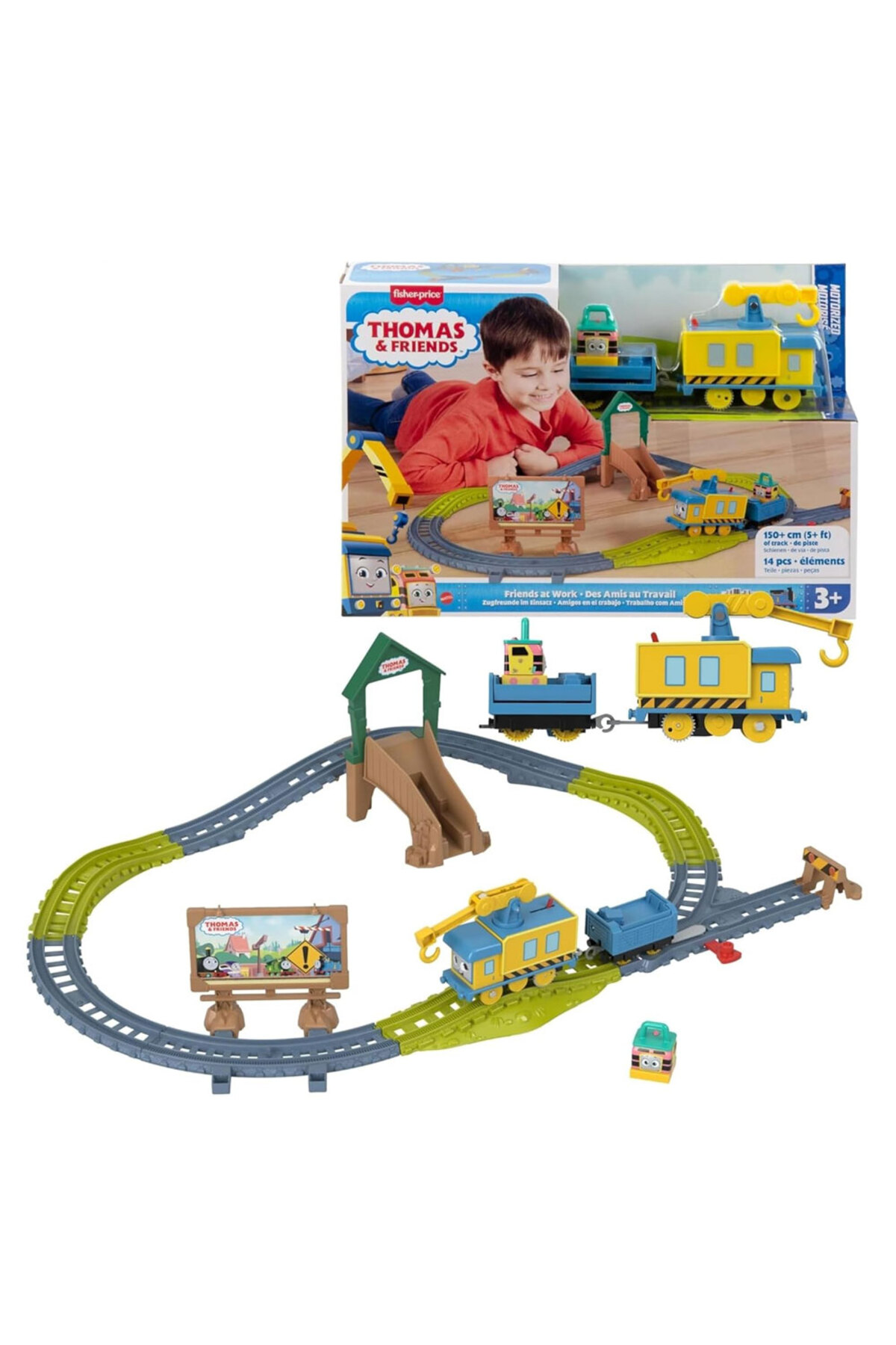Thomas Friends Thomas ve Arkadaşları Motorlu Tren Seti HGY78-JCY75