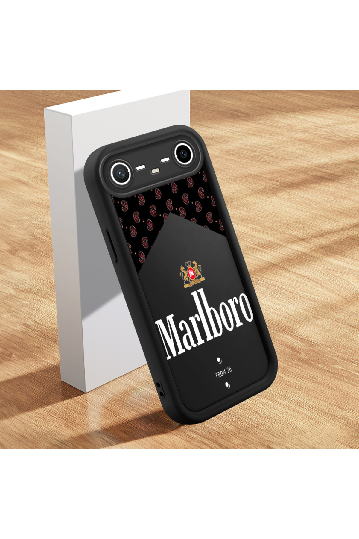 Tecno Spark Slim 5G Compatible Case Slim Soft Silicone Phone Case Marlboro Pattern