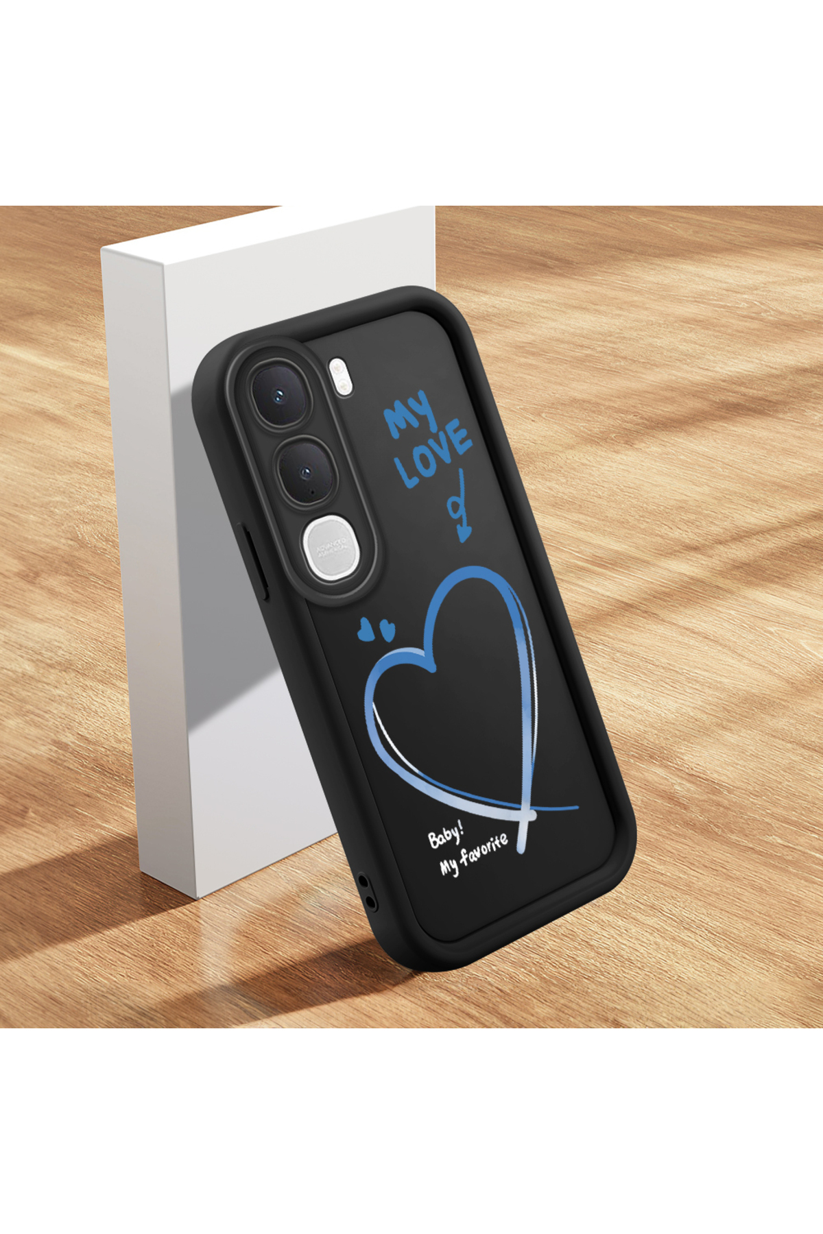 Vivo Y31 5G Compatible Case Slim Soft Silicone Phone Case Heart Pattern