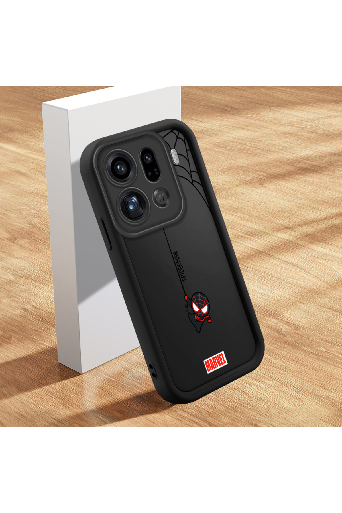 OPPO Find X9 Pro 5G Compatible Case Slim Soft Silicone Phone Case Spider Pattern