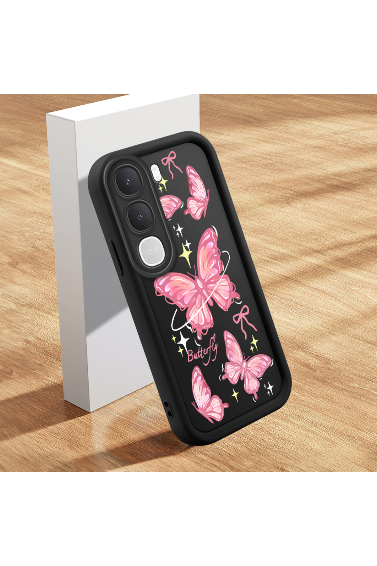 Vivo Y31 5G Compatible Case Slim Soft Silicone Phone Case colorful butterfly Pattern