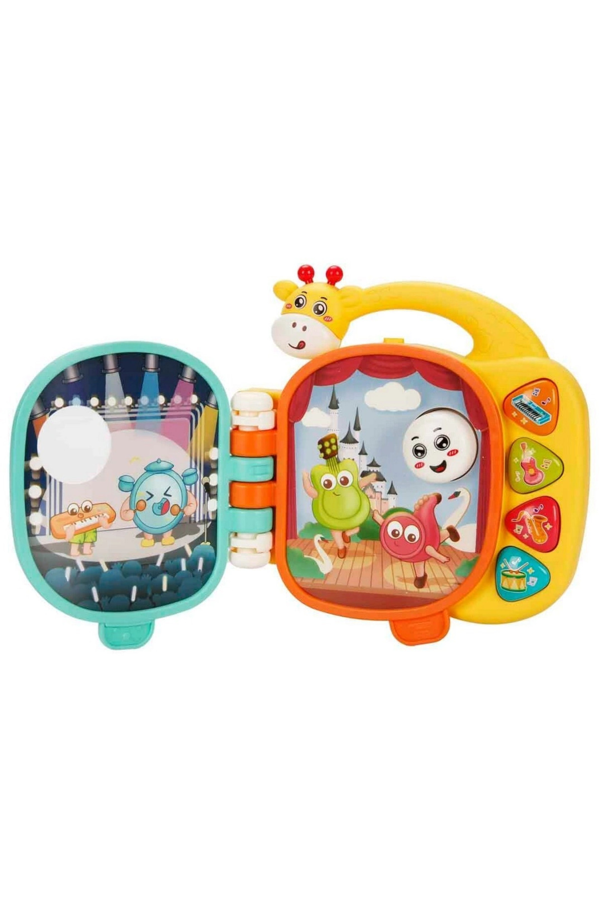 toyigoo Minibo Sesli ve Işıklı Zürafa Figürlü Müzik Kitabı S02005221 fotoğrafı 4 (önizleme)