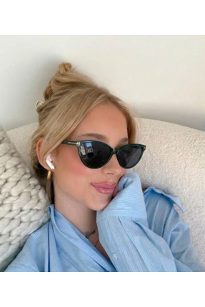 Koi Eyewear Slightly Cat Yeşil Cam Güneş Gözlüğü | Yeni Sezon UV400 Koruma