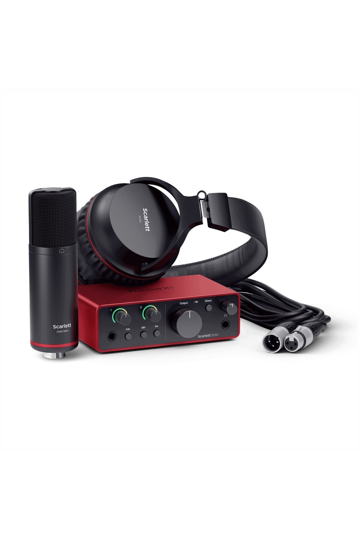 Focusrite Scarlett Solo Studio Gen 4 Kayıt Paketi - Fiyatı, Yorumları