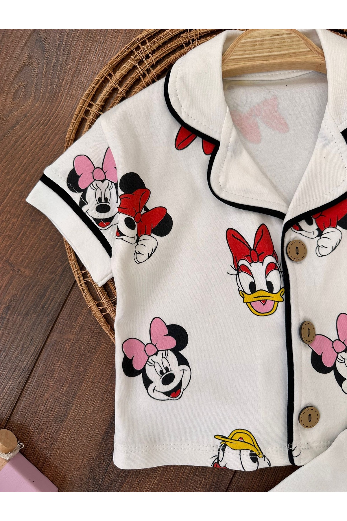 ASİLA Minnie Mouse Baskılı Kız Bebek Baskılı Pijama Takımı fotoğrafı 3 (önizleme)