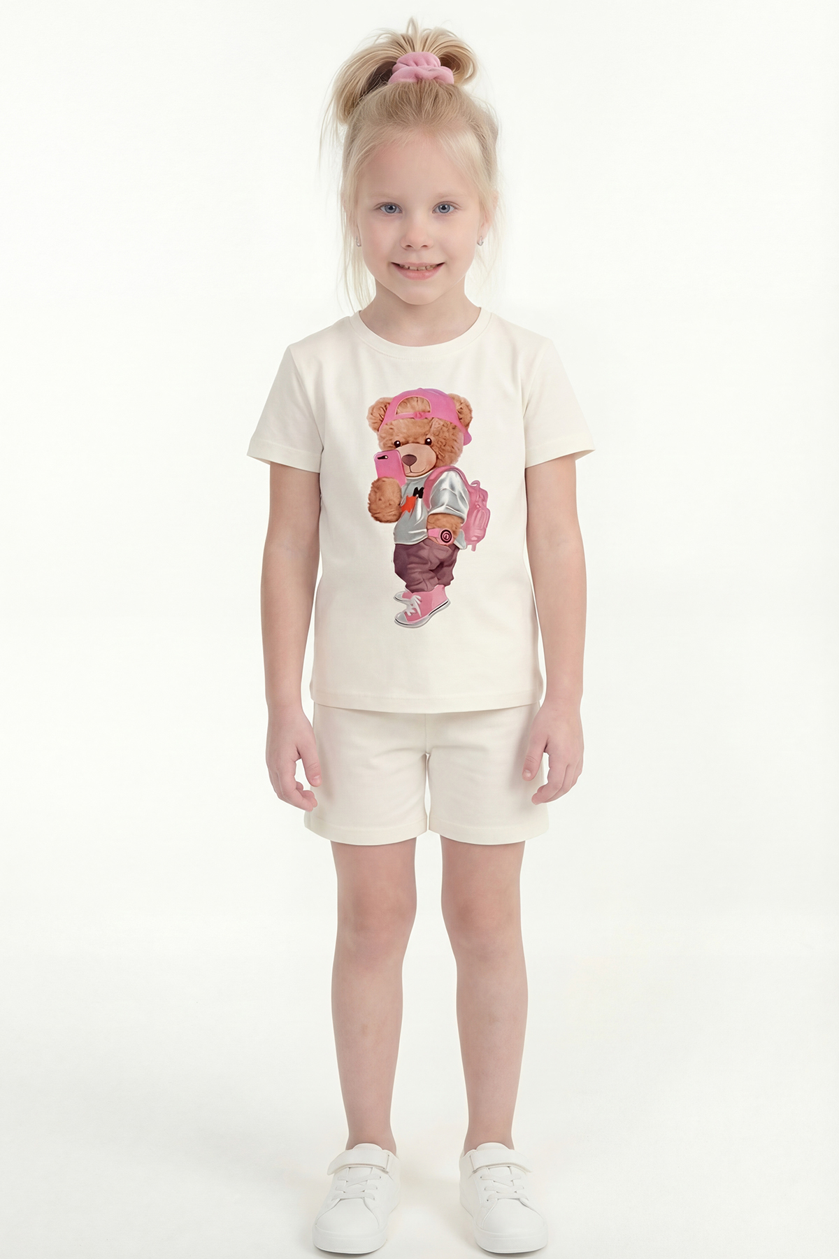 Girls Printed Two Piece Set B1