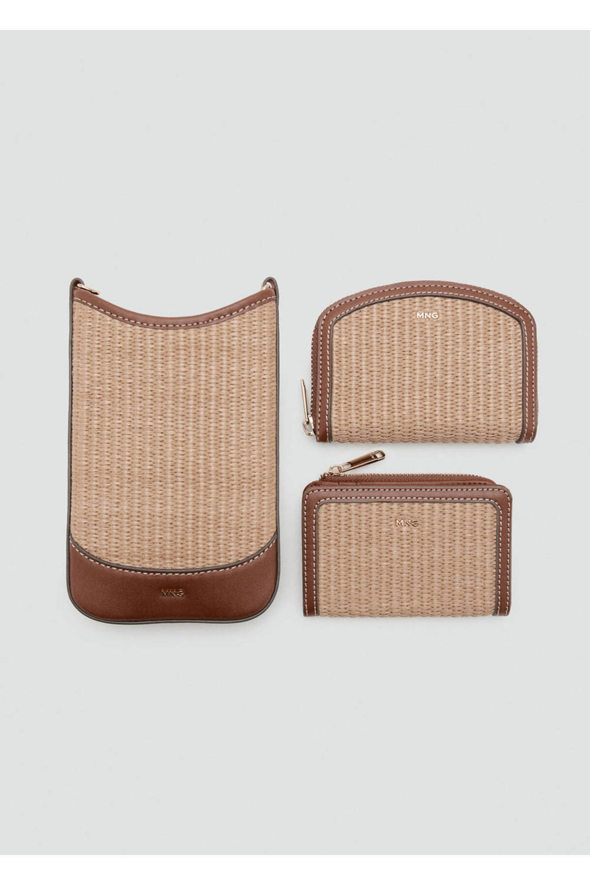 MANGO  Küçük boy dokulu cüzdan - Görsel 4