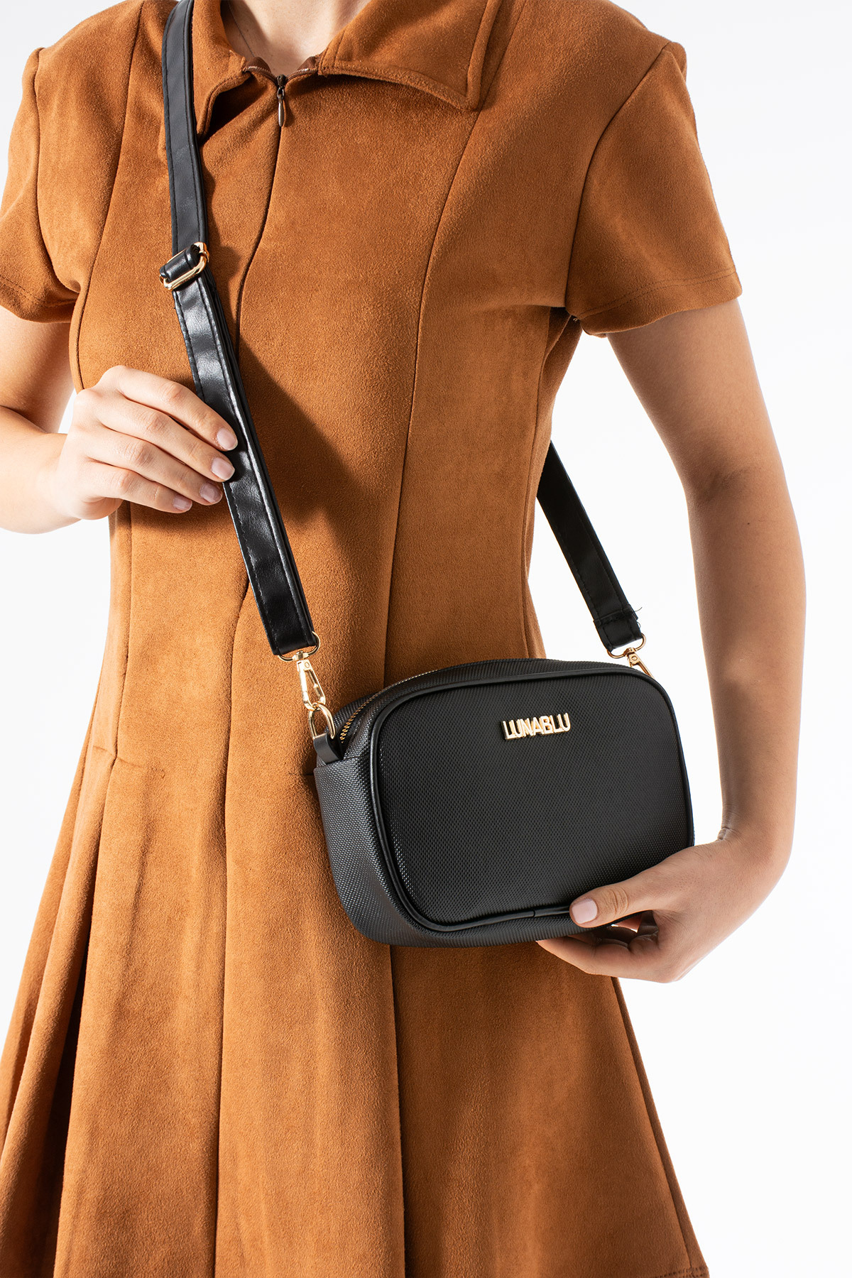 Fashion Women Crossbody Bag Shoulder Bag Handbag Messenger Bag Totes Black