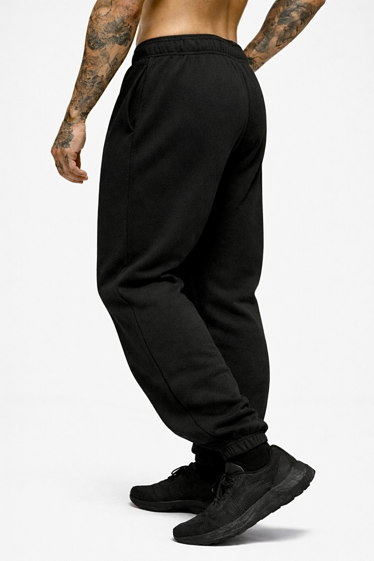 BSBSPOR Yazlık Ultra Bol Jogger Lastikli Paça Yüksel Bel Fit Görünüm Baggy Model Günlük Eşofman Altı görsel 3