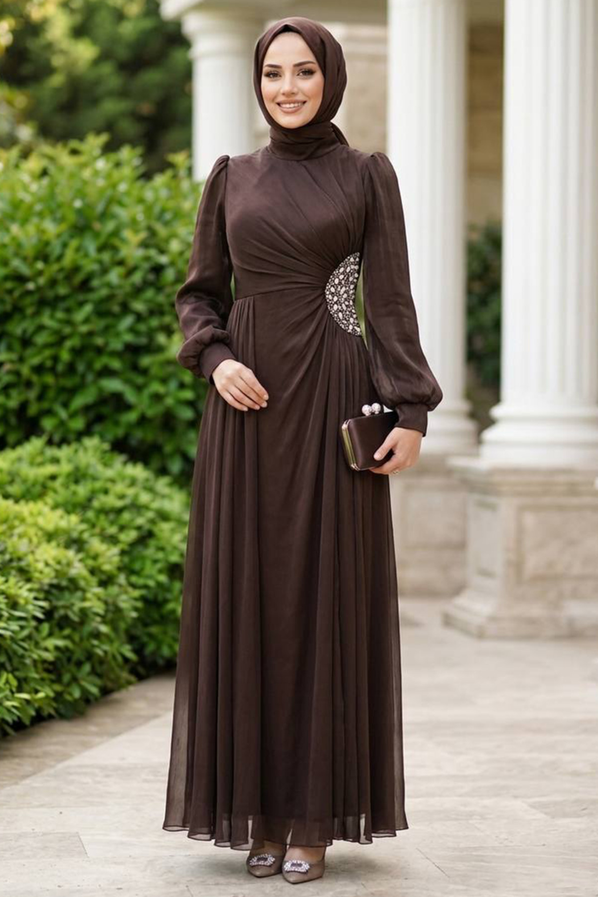 princess polly baby blue dress Chocolate Brown Silk Midi Dress Without Sleeves Open Back and Bow Tie Deep  Cleavage