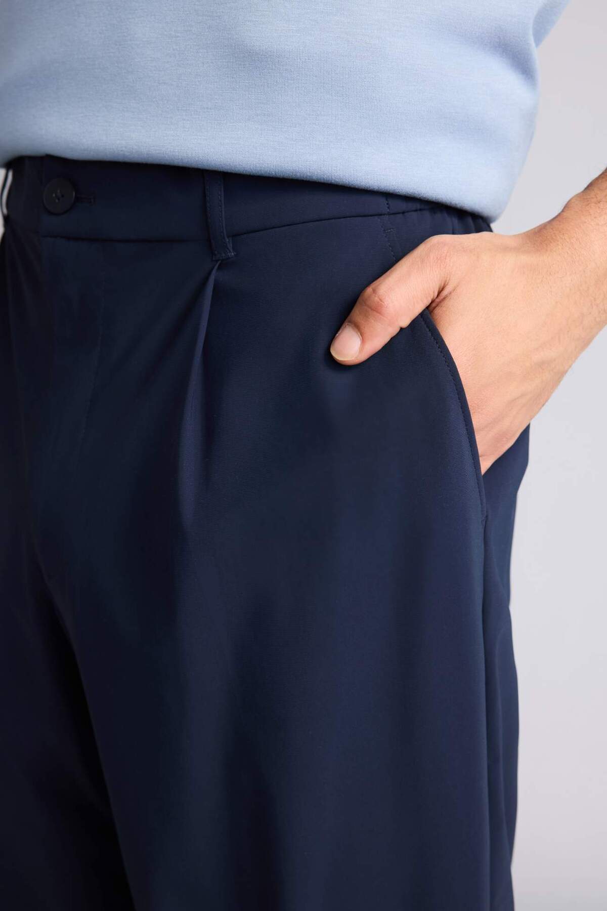 DeFacto Kırışmaz Baggy Fit Pantolon G5996AX26SP görsel 3