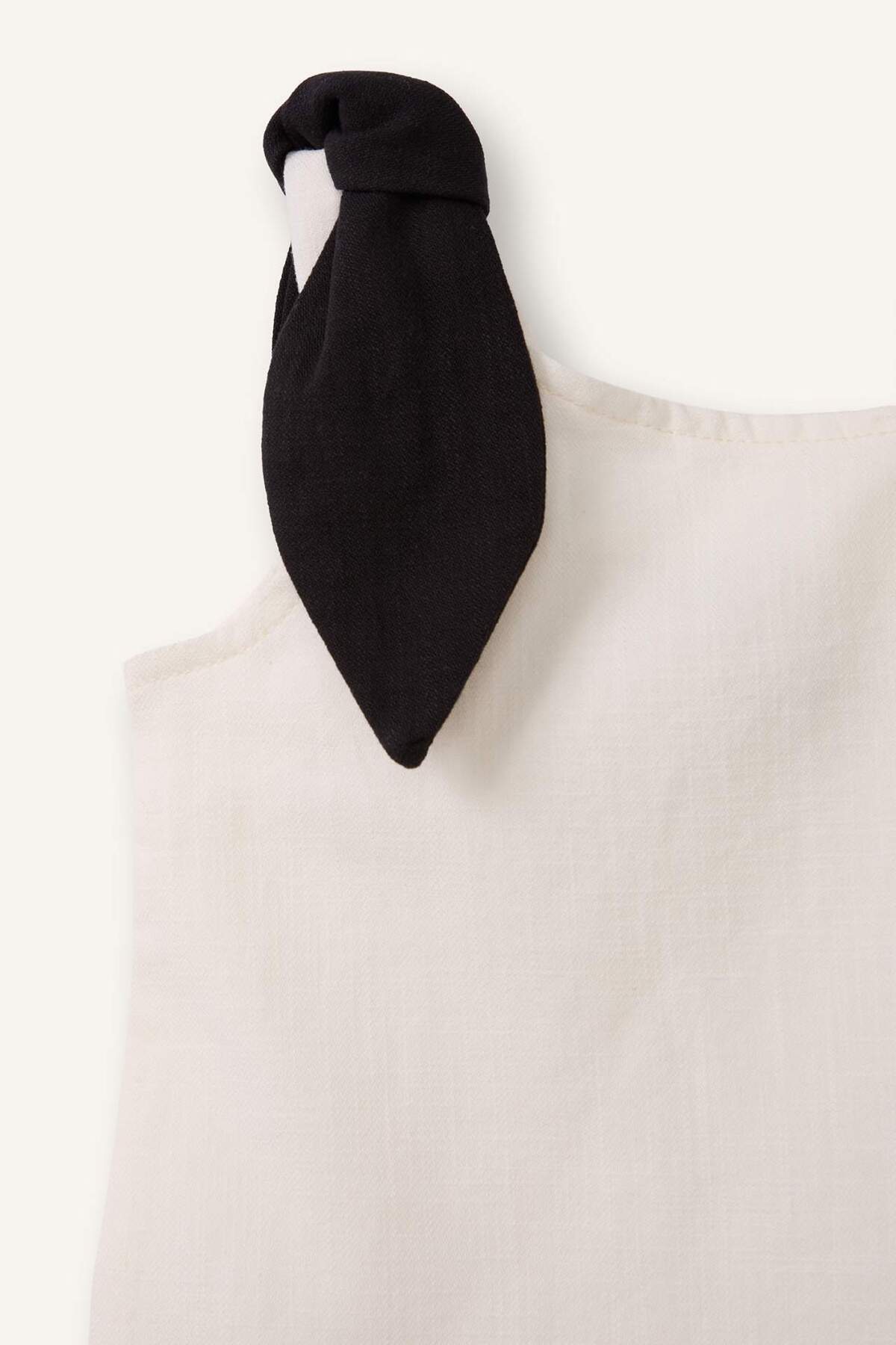 Defacto Kare Yaka Pamuklu Gömlek Kız Bebek H4254A526SM fotoğrafı 2 (önizleme)