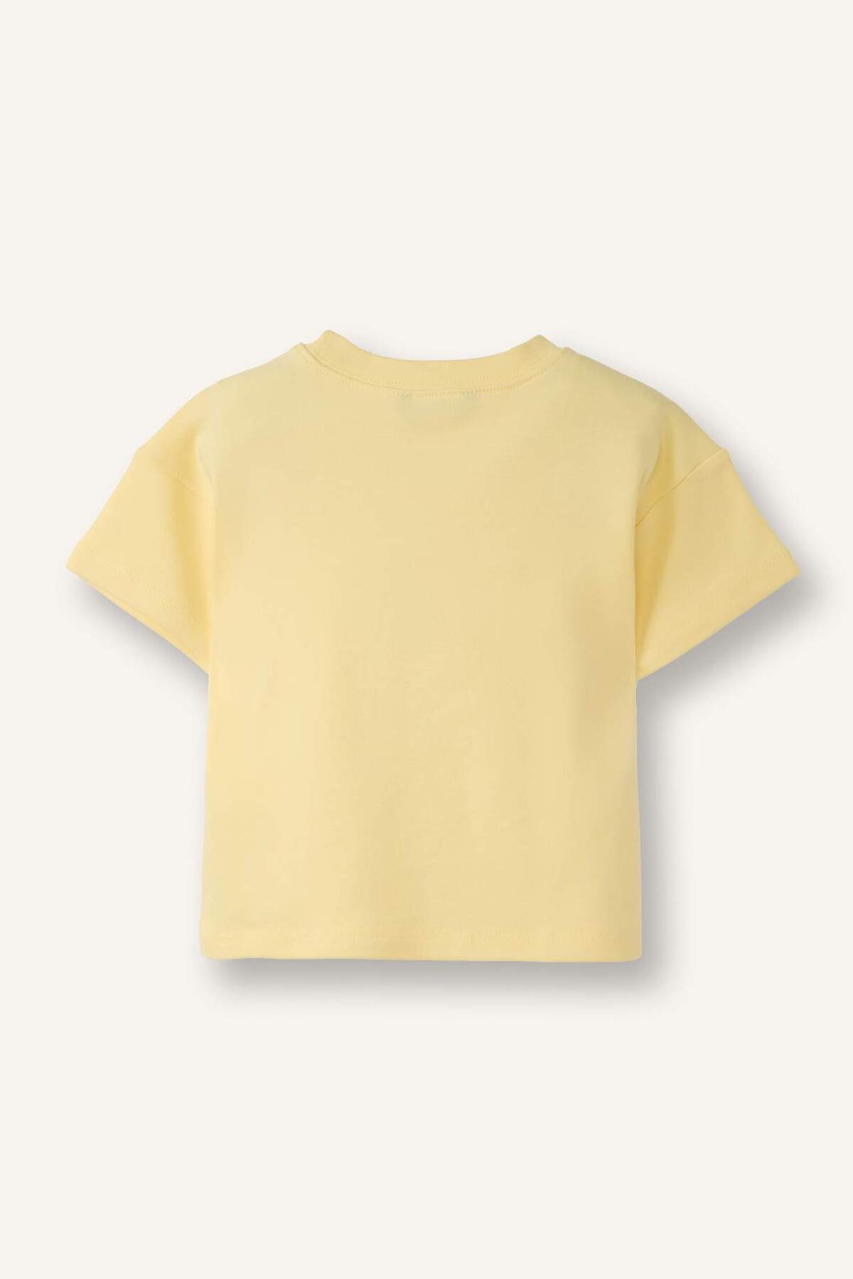 Defacto Regular Fıt Ayı Baskılı Kısa Kollu Tişört Erkek Bebek H2832A526SM fotoğrafı 3 (önizleme)