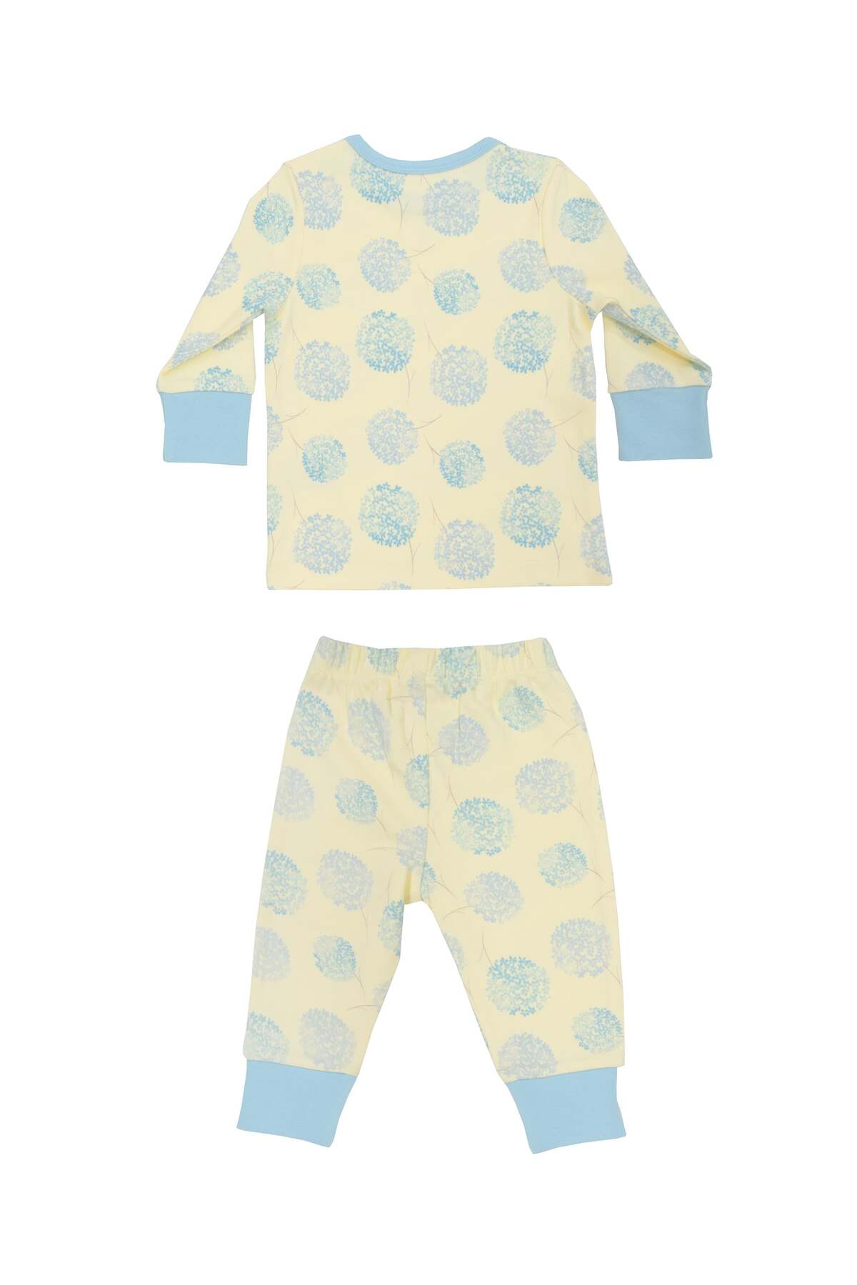 OrganicKid Mix Bebek Mavi Pijama Takımı fotoğrafı 2 (önizleme)