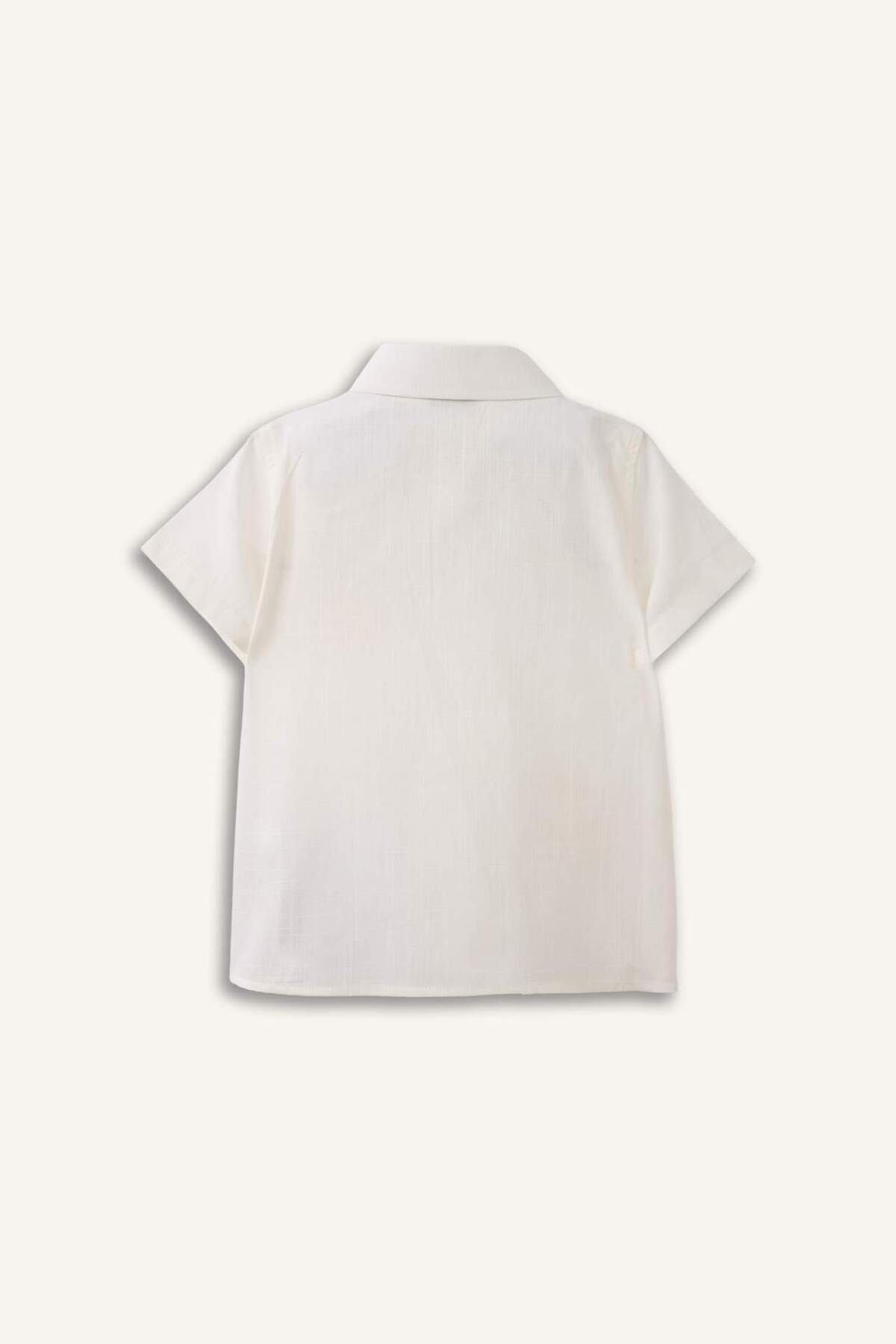 Defacto Tropikal Desenli Gömlek Erkek Bebek H3508A526HS fotoğrafı 3 (önizleme)