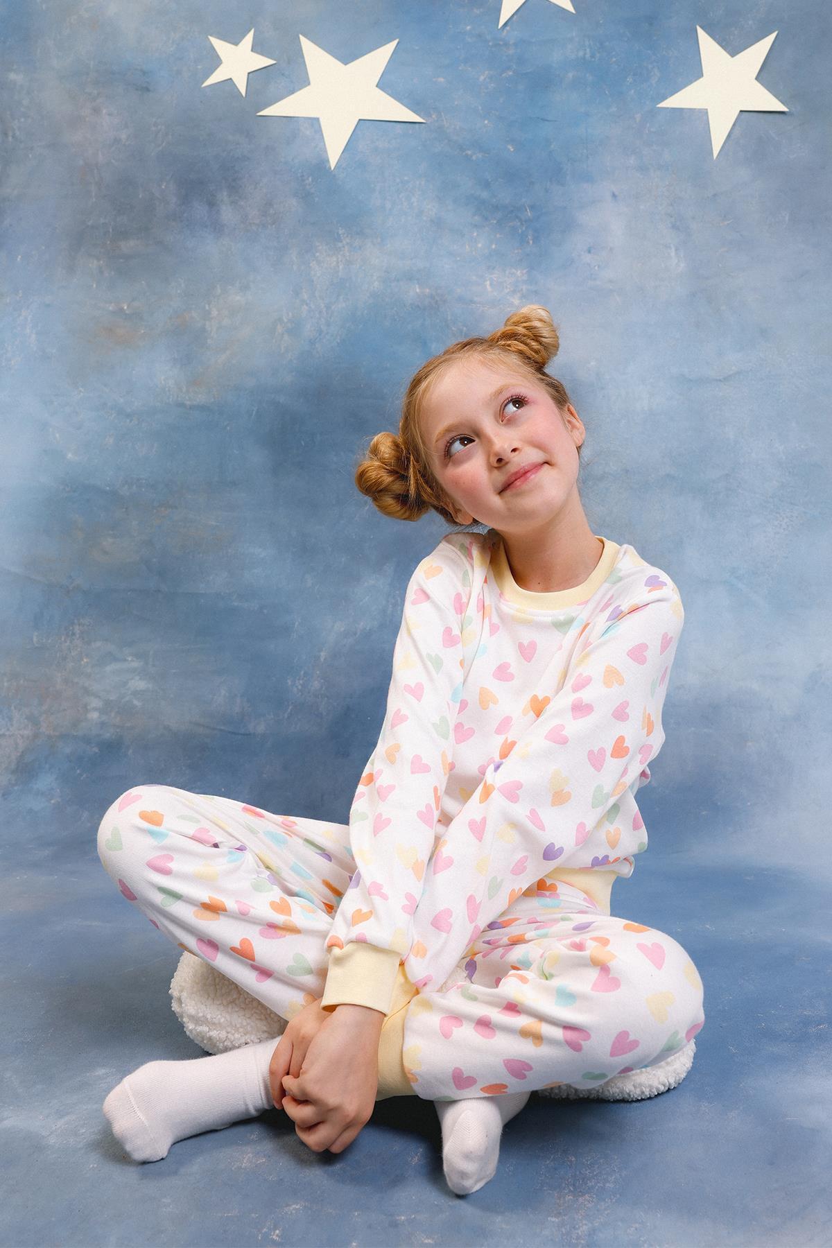 Perendi Kız Çocuk %100 Pamuk Pijama Takımı fotoğrafı 5 (önizleme)