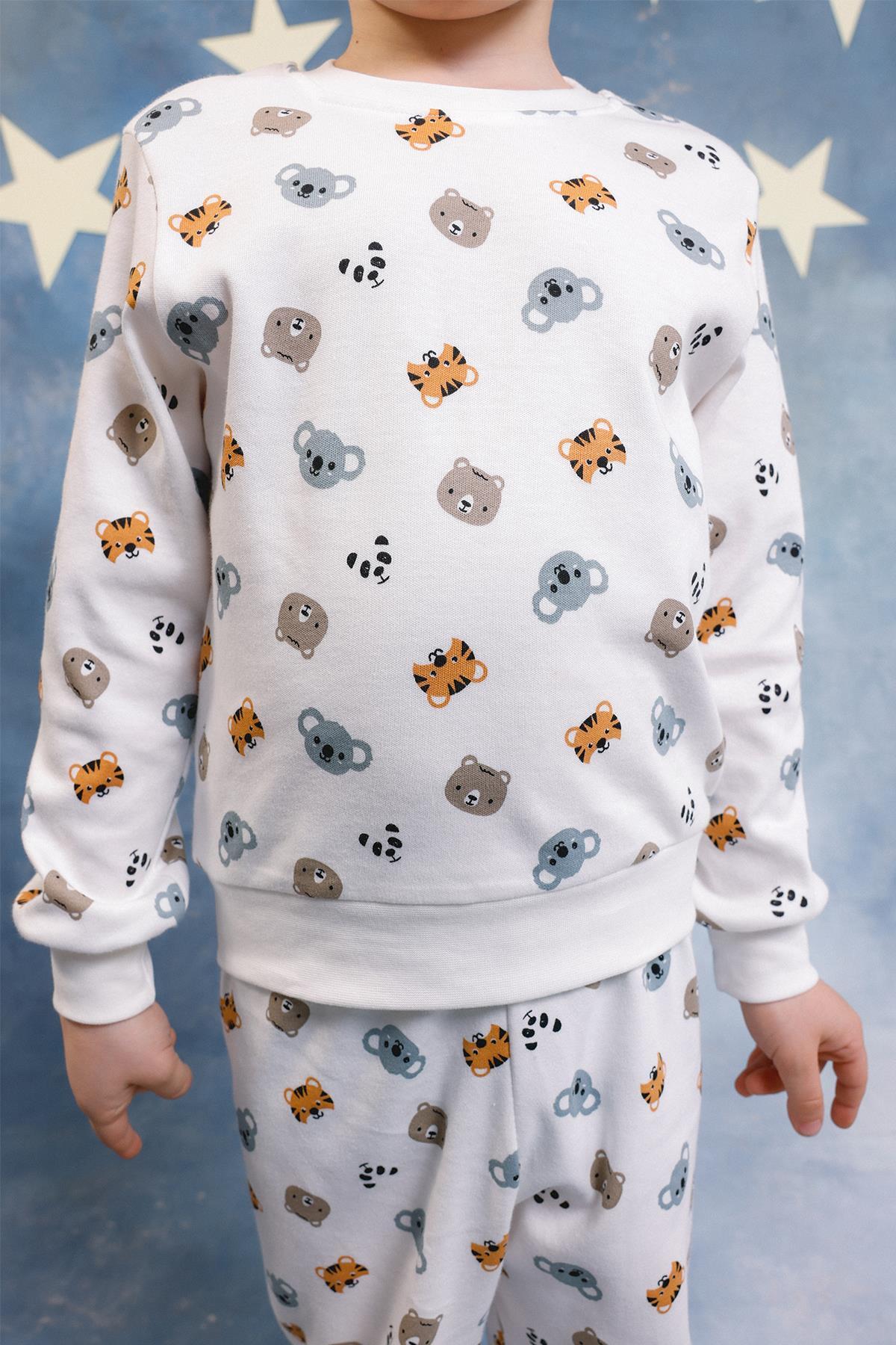 Perendi Erkek Çocuk %100 Pamuk Pijama Takımı fotoğrafı 5 (önizleme)